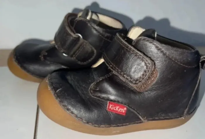 🤎Adorables Kickers marron, idéales pour les premiers pas Taille 20 🤎 - photo numéro 3