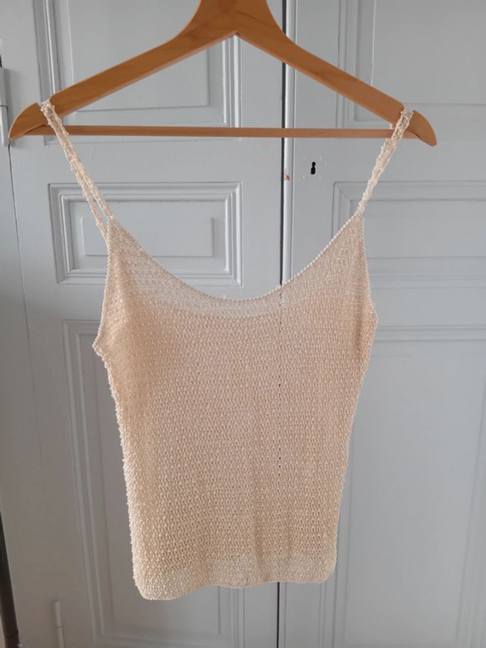 Top en mailles perlées - L