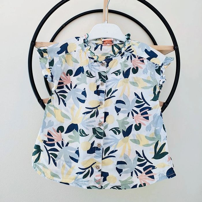 24 mois 2 ans chemise été blouse tape a l'oeil 86 cm