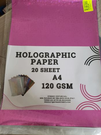 20 Feuille holographique 