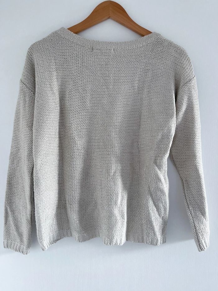 Pull beige irisé Camaieu - photo numéro 7