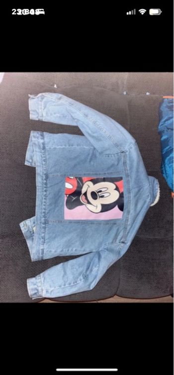 Veste en jean moultonne Minnie 