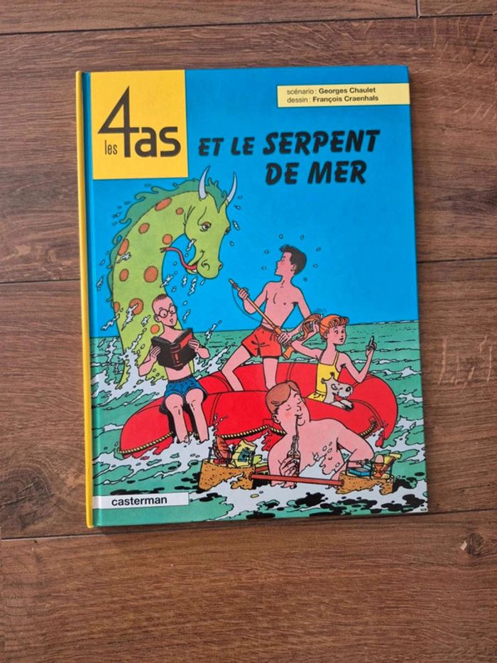 Bande dessinée Les 4as et le serpent de mer