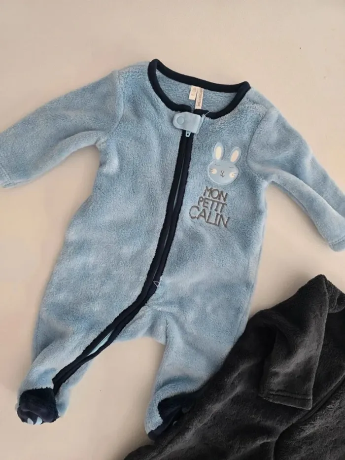 Lot de 2 pyjamas polaire - photo numéro 2