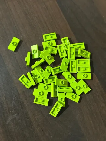 30 lego Plate, Modified 1 x 2 with 1 Stud without Groove (Jumper)