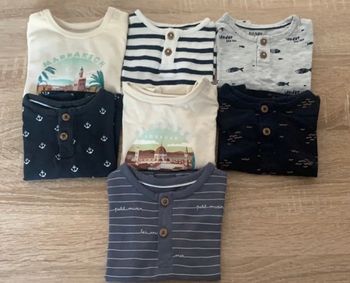 Lot de t-shirt garçon Kiabi 3 mois