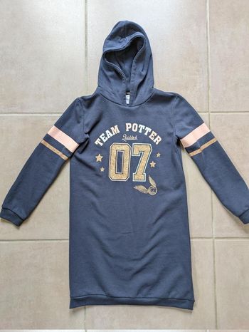 Robe manches longues Harry Potter avec capuche 10 ans