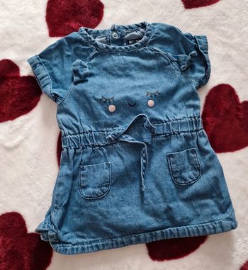 Robe en jean 1 mois