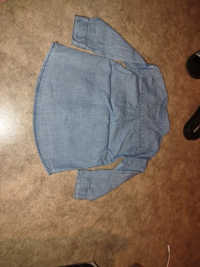Chemise en jean fille - photo numéro 3