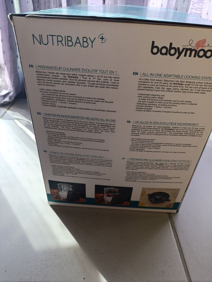 Cuiseur vapeur nutribaby + de Babymoov - photo numéro 2