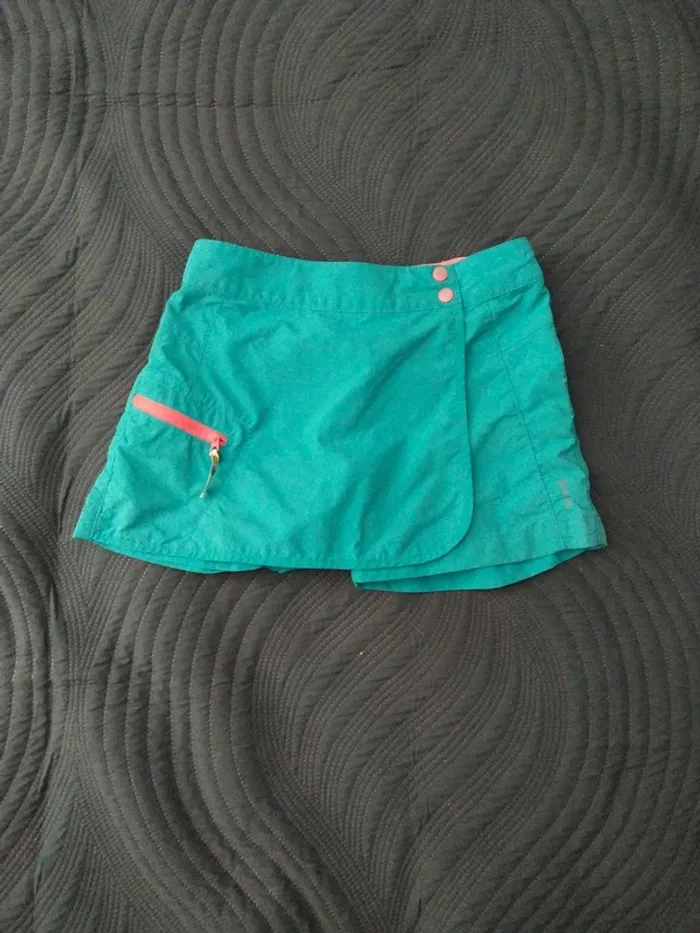 Jupe short bleu quechua 8 ans - photo numéro 2