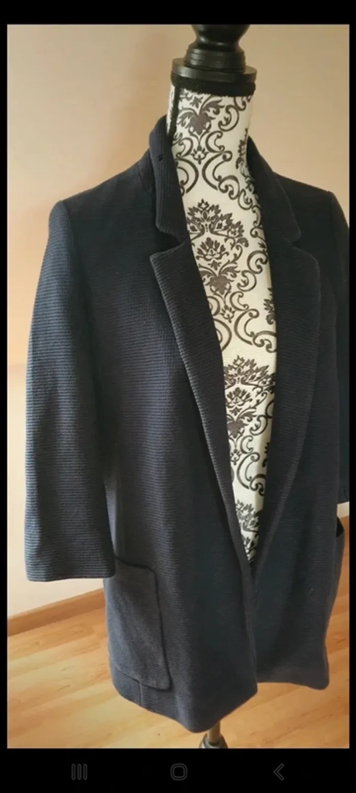 Veste zara bleue marine - photo numéro 5