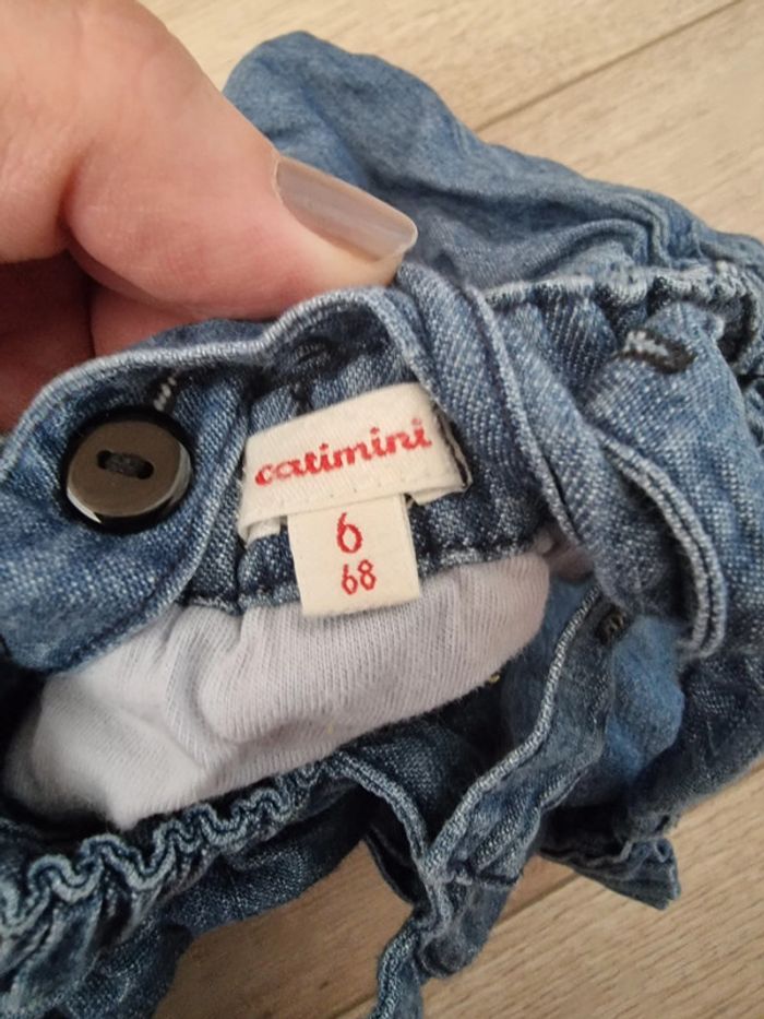 Salopette Jeans été croisée dos - photo numéro 4