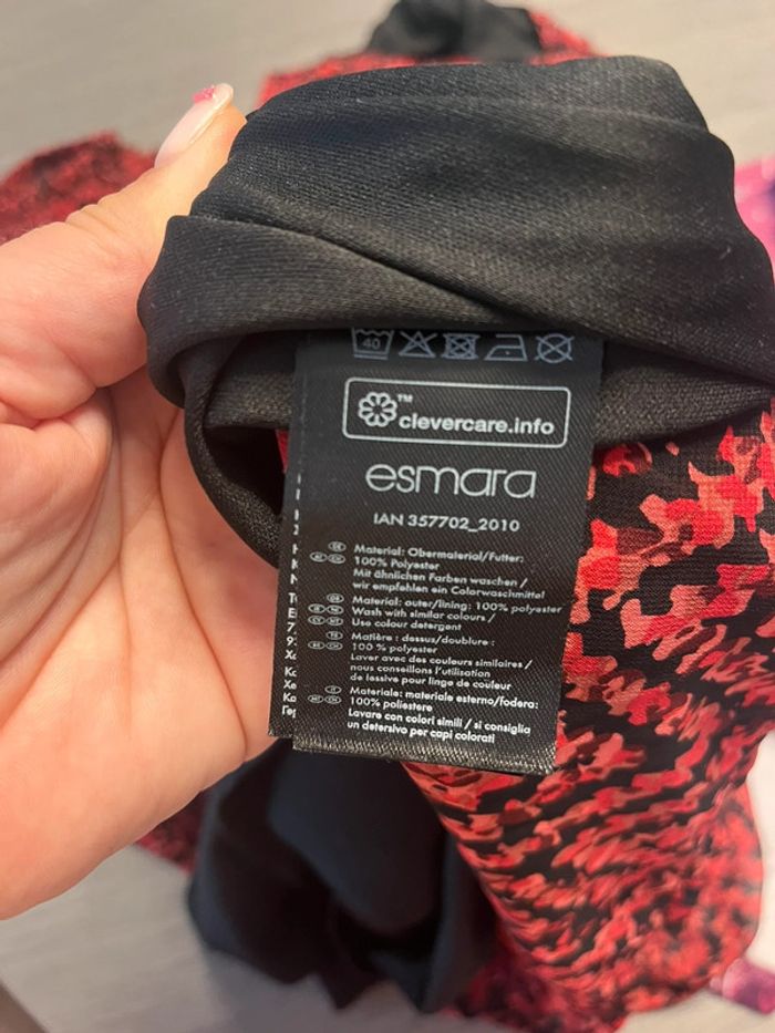 Robe esmara rouge et noire - photo numéro 6