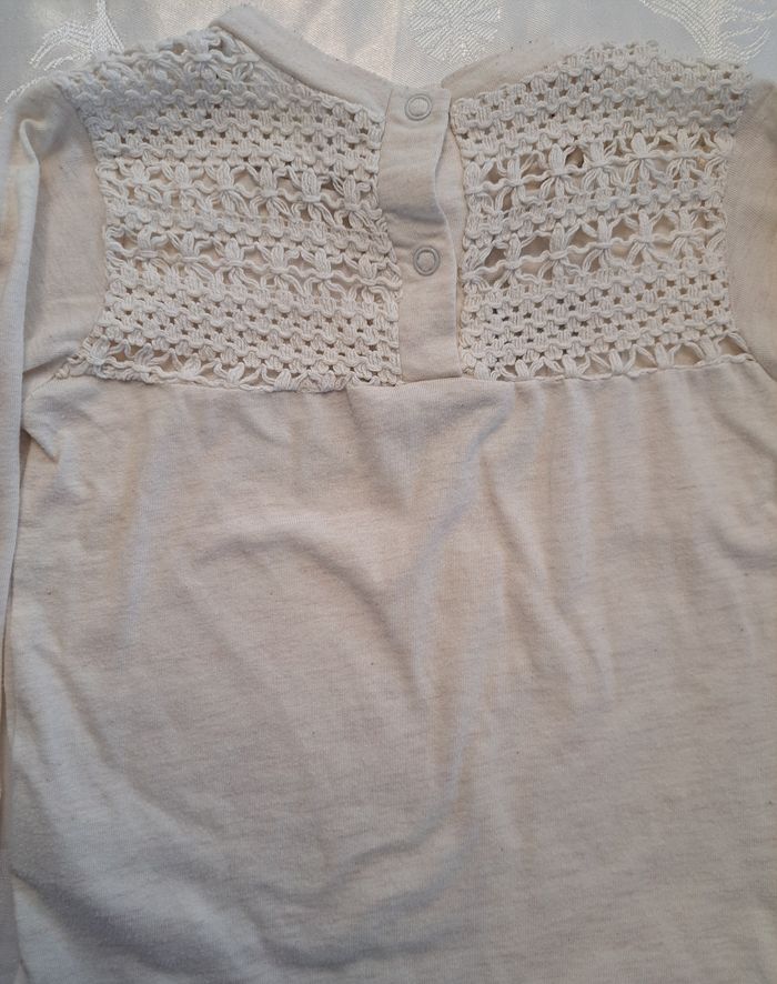Lot de 3 t-shirts ML fille 18 mois BE - photo numéro 5