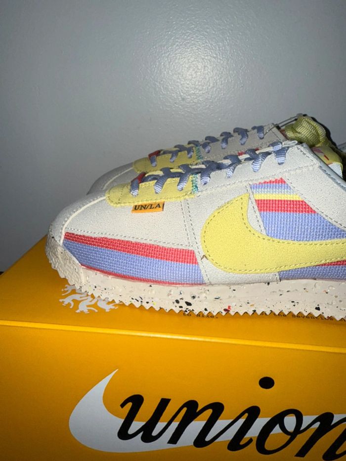 Nike Cortez Union SP Citron givré - photo numéro 3