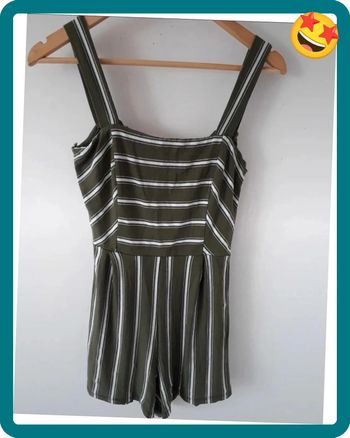Combishort à rayures Taille L 🌿💝