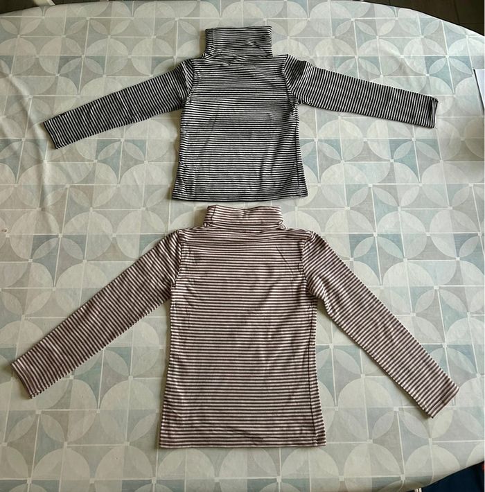 Lot de 2 sous pulls fille - 8 ans - Okaidi - en très bon état - photo numéro 2