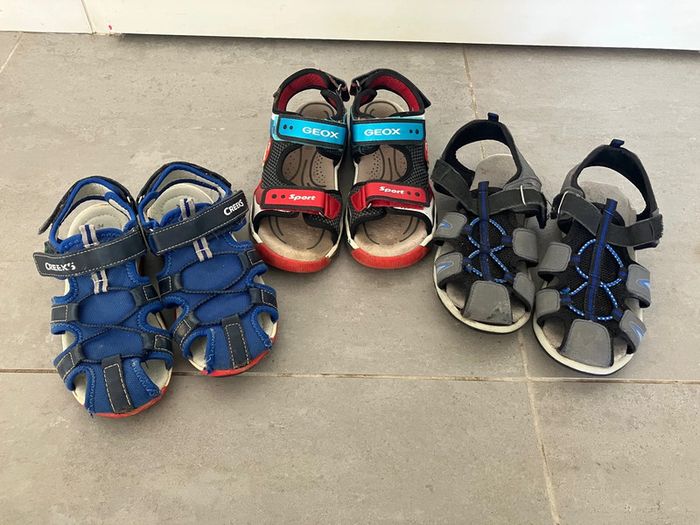 Sandales geox mario lumineuses 35 - photo numéro 5