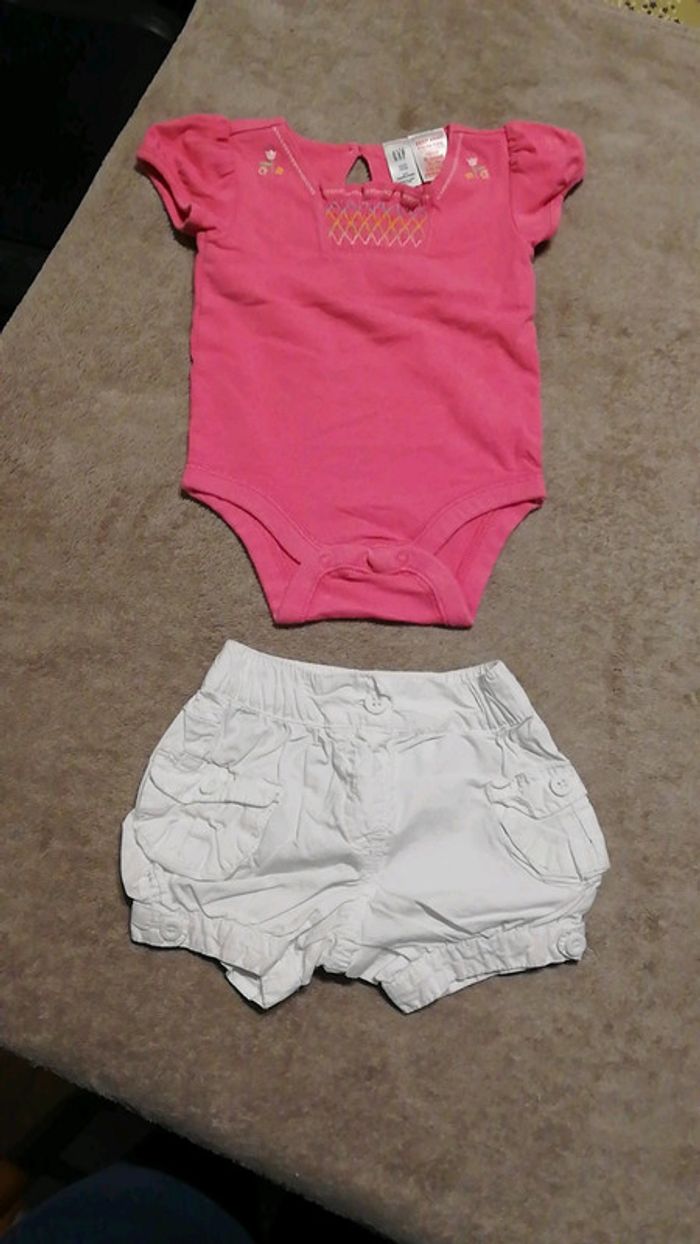 Ensemble été 6 mois fille