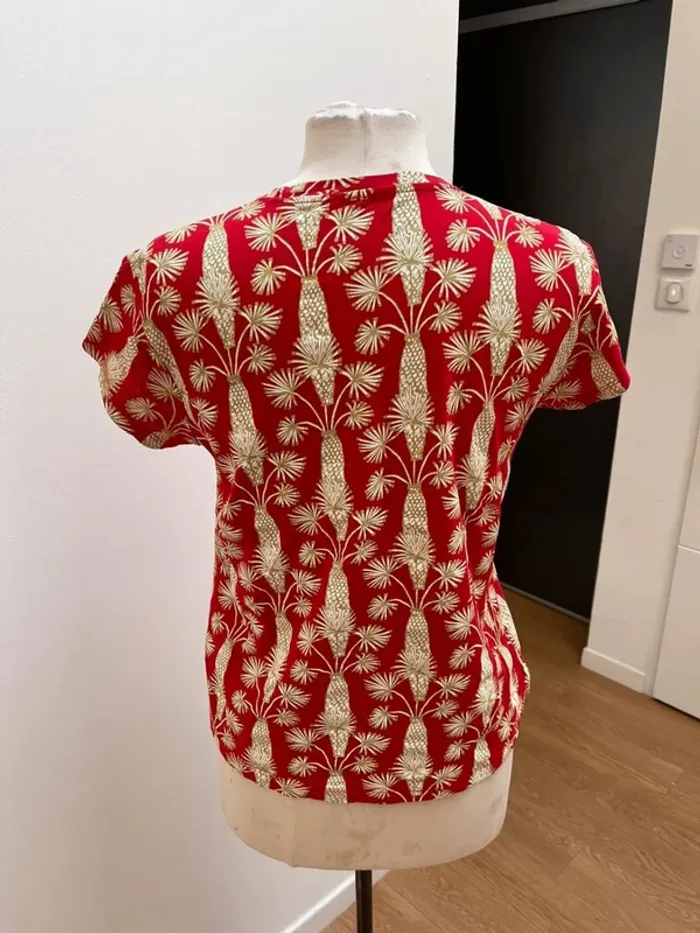 Superbe TShirt coton bio Monoprix 🌸 T 2 38 40 - photo numéro 4