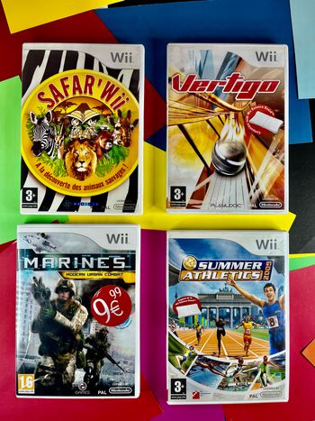 Lot 4 Jeux Nintendo Wii