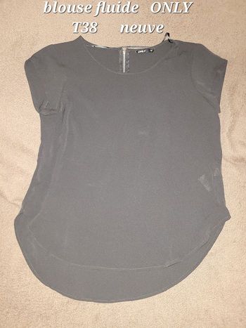 Blouse fluide noire ONLY