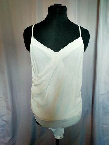 Body blanc à fines bretelles – Pimkie – Taille 38 (voir mesures)
