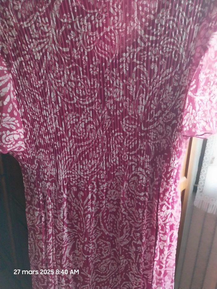 Robe plissée - taille 46 - Armand Thiery (pivoine) - photo numéro 7