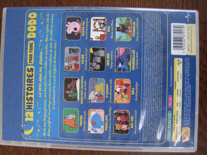 Lot de DVD Tchoupi, Trotro, Petit Ours brun, Bali, Peppa Pig... - photo numéro 4