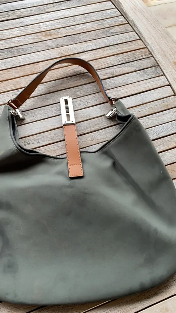 Sac en toile kaki La Bagagerie - photo numéro 5