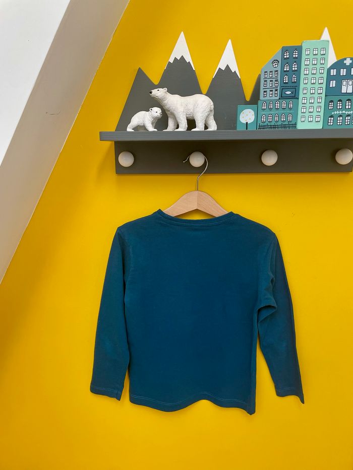 T-shirt de Noël manches longues ours neige Gifi 4 ans - photo numéro 4