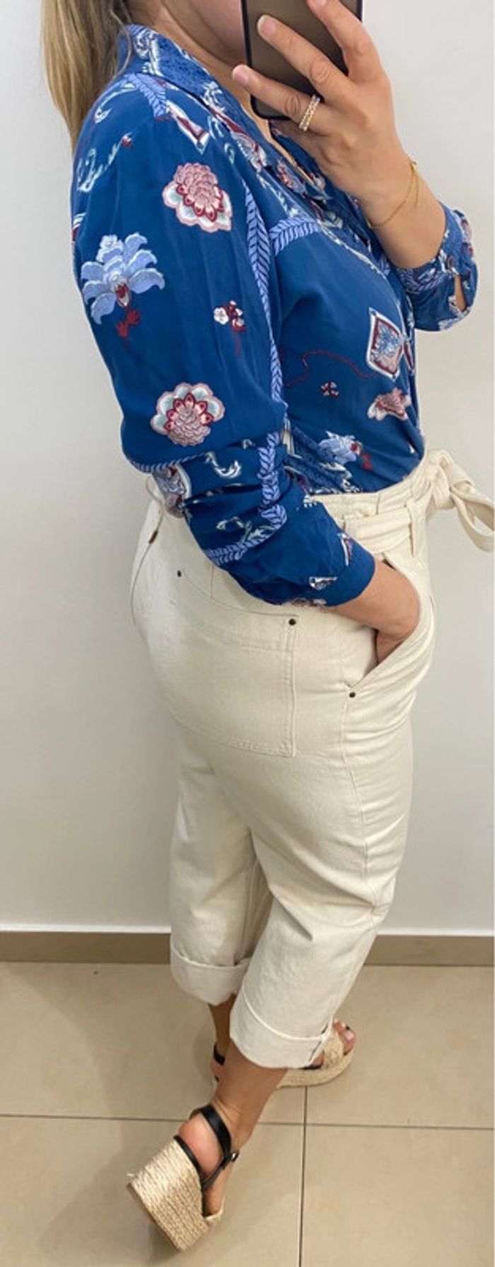 Chemise fluide imprimée taille L-XL - photo numéro 6