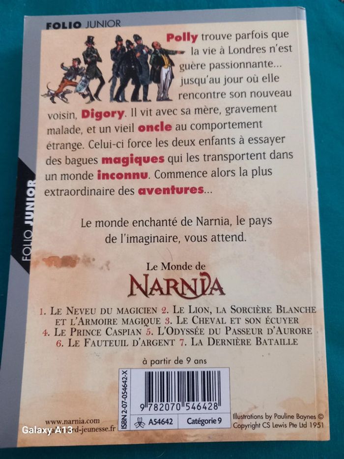 Livres le monde de Narnia - photo numéro 2