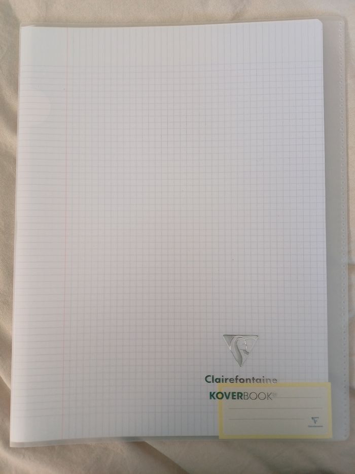 Cahier 24 x 22 claire fontaine Koverbook
