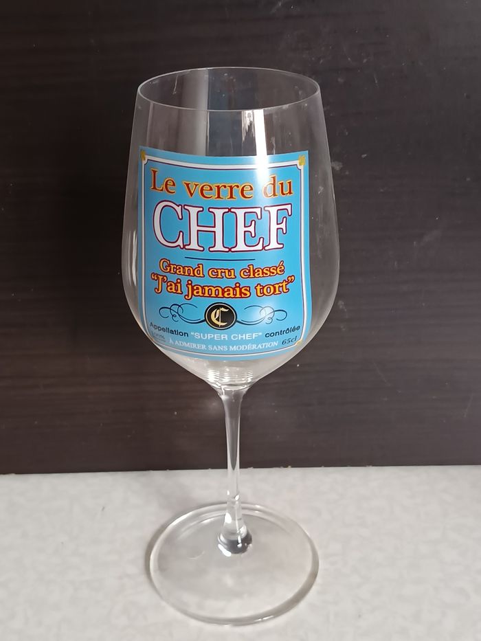Verre À Vin XXL 65 CL plein d’humour - photo numéro 1