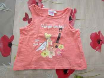 Débardeur Disney Fée Clochette 2 ans