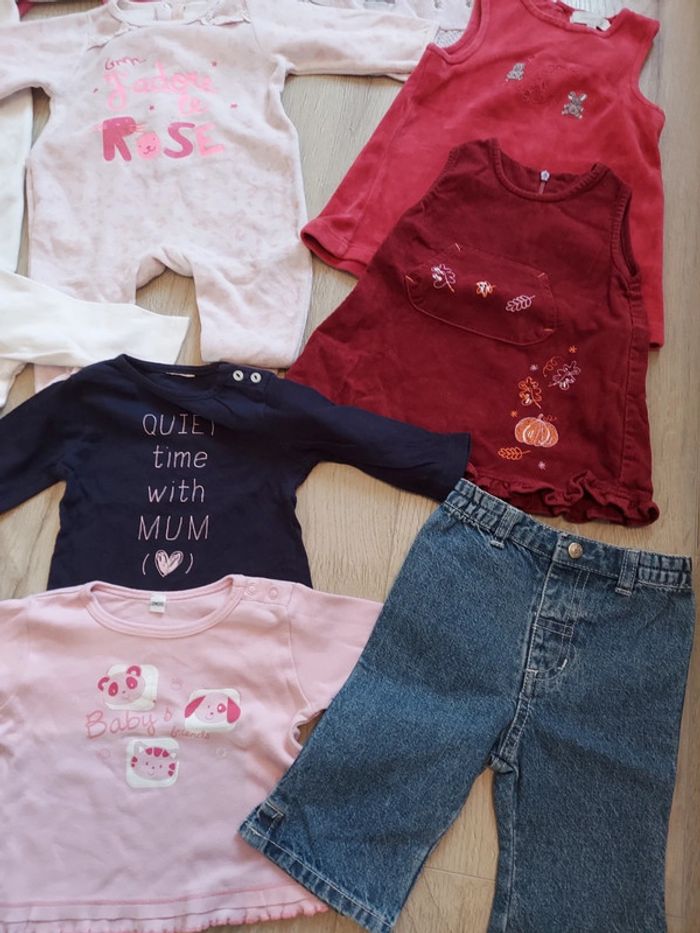 Lot 11 vêtements bébé fille 3 mois tbe - photo numéro 2