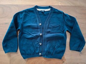 Gilet bleu marine garçon Kiabi 3 ans