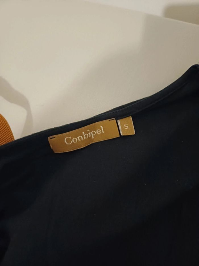 Blouse noire chic Conbipel taille S 36 - photo numéro 6