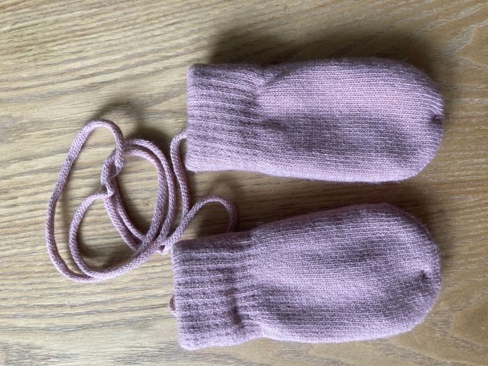 moufles en maille bébé 6/18 mois