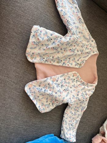 Veste bébé 1 mois réversible