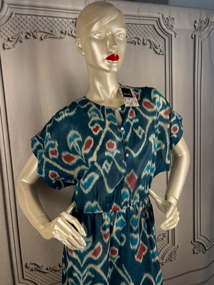 Robe longue Légère Bleu Diega S neuve - photo numéro 2