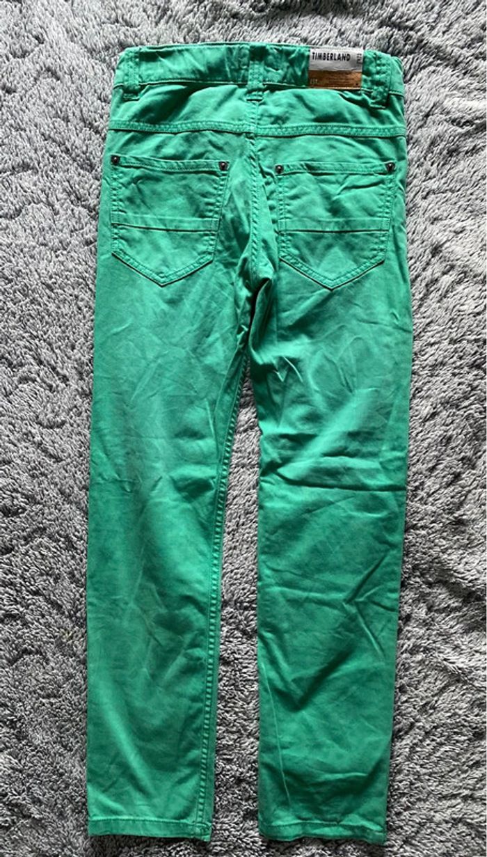 Jeans vert slim fit Timberland - 10 ans - photo numéro 4