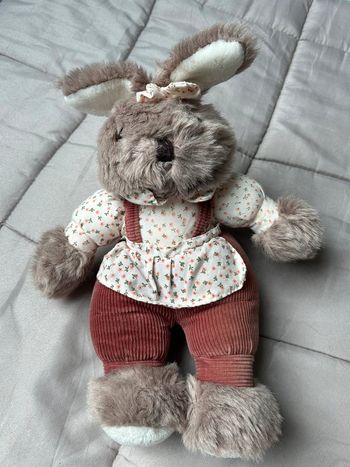 Peluche lapin de Pâques vintage