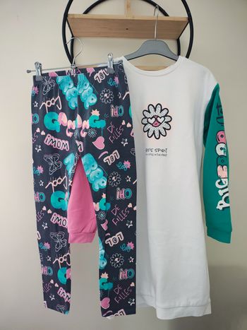 12 ans ensemble Gémo robe été legging 
