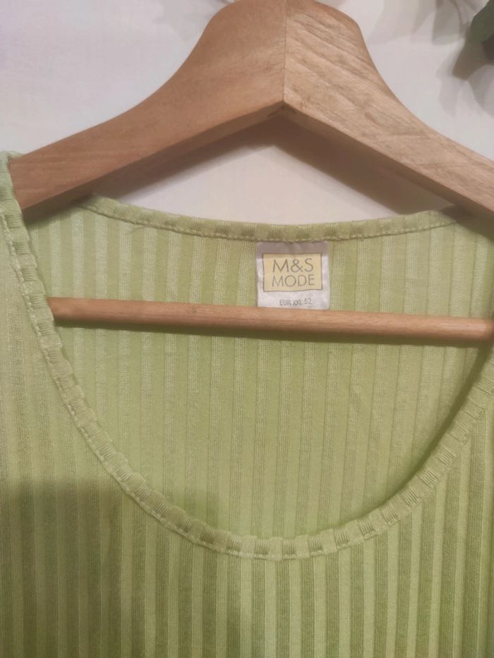 Débardeur côtelé long T. XXL / 52 Ms Mode 💮 50% Viscose 50% Polyester - photo numéro 6