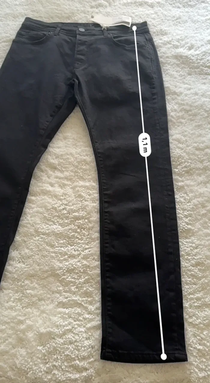 Jean Denim LAB Homme - Coupe Droite Classique - W34=42/44 - Neuf avec Étiquette - photo numéro 8