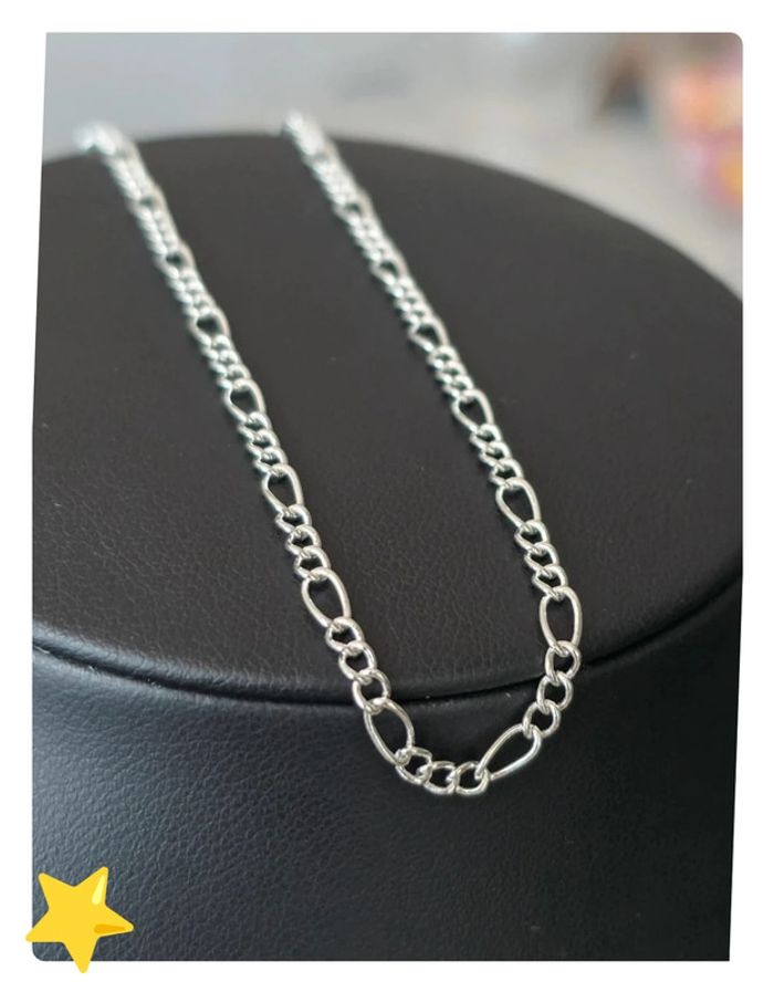 Collier maille figaro 2mm 60cm