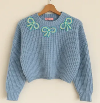 Pull bleu ciel - Taille S